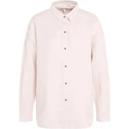 Linen Shirt Rosa Ss24 , female, Sizes: M, L, XS, S - Barbour - Modalova