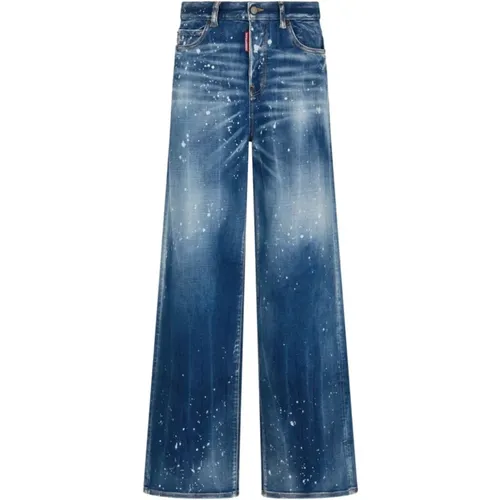 Hose 5 Taschen Jeans , Damen, Größe: 3XS - Dsquared2 - Modalova