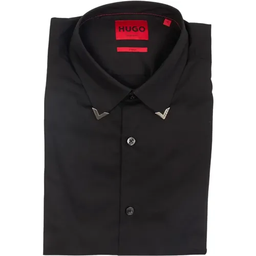 Slim Fit Ermo Shirt , male, Sizes: M, XL - Hugo Boss - Modalova