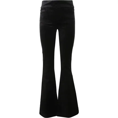 Samt Stretch Hose mit Iconic Patch , Damen, Größe: W25 - Paige - Modalova