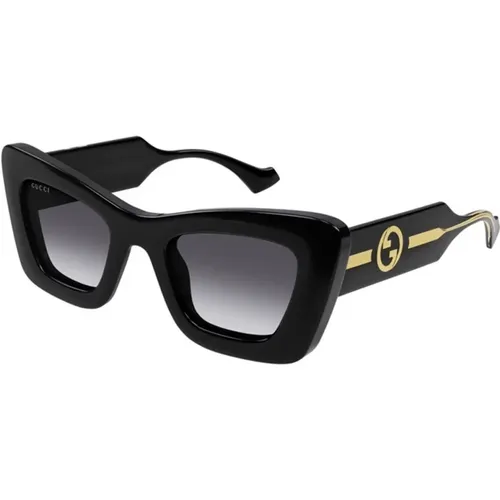 Schwarz Graue Sonnenbrille Gg1552S - Gucci - Modalova