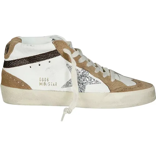 Glitter Star Suede Sneakers , Damen, Größe: 37 EU - Golden Goose - Modalova