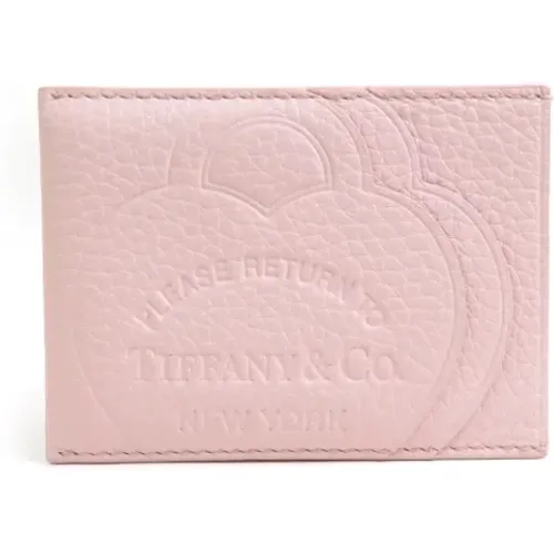 Pre-owned Leather wallets , female, Sizes: ONE SIZE - Tiffany & Co. Pre-owned - Modalova