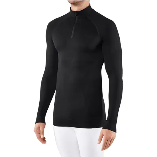 Stylish Zip Long Sleeve Top , male, Sizes: M, S - Falke - Modalova