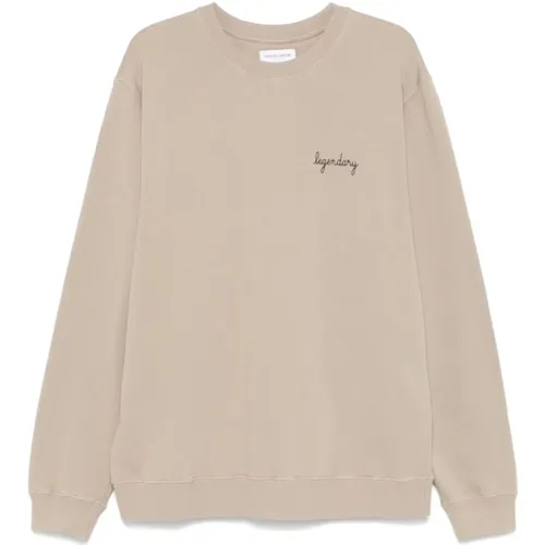 Embroidered Grey Sweater , male, Sizes: L, XL, S - Maison Labiche - Modalova