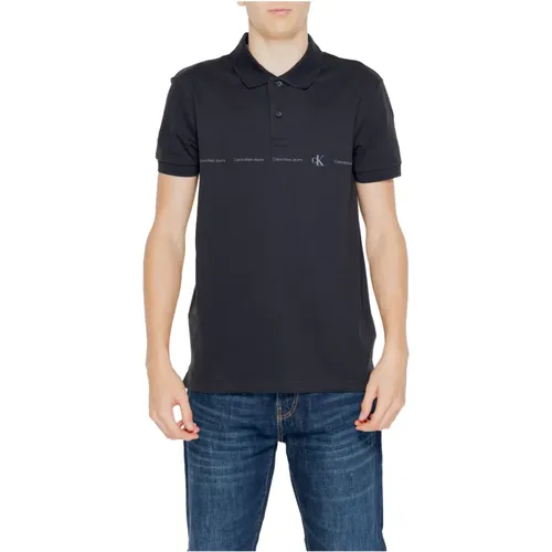 Short Sleeve Polo Shirt Spring/Summer Collection , male, Sizes: XL, S, 2XL, L, M - Calvin Klein Jeans - Modalova