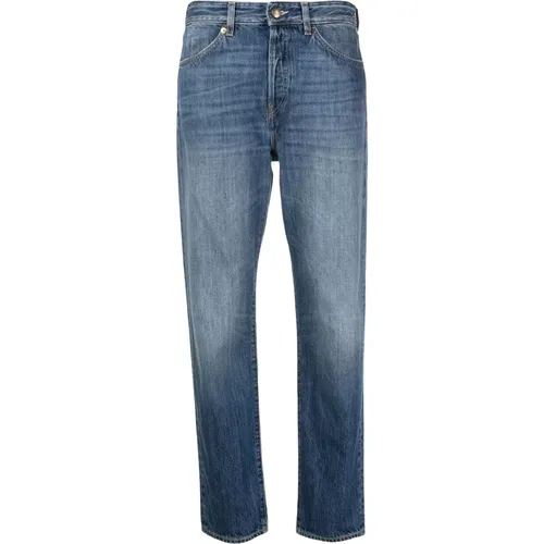 Relaxed-Fit Jeans aus gewaschenem blauem Denim , Damen, Größe: W27 - Washington DEE CEE - Modalova