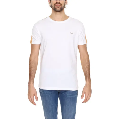 Weißes Bedrucktes Kurzarm T-Shirt , Herren, Größe: XS - Alviero Martini 1a Classe - Modalova
