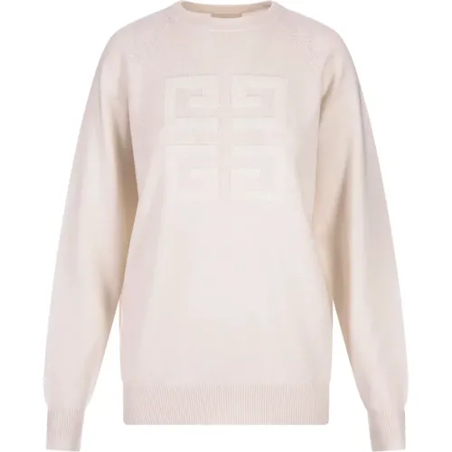 Cashmere Pullover with 4G Logo , female, Sizes: XS - Givenchy - Modalova