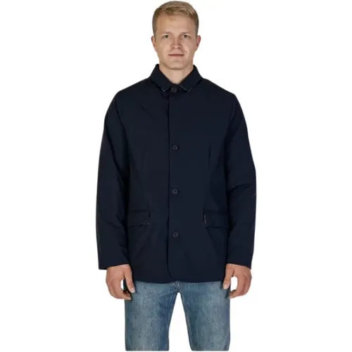 Gepolsterte Field Jacket mit Club Check Details , Herren, Größe: XL - Aquascutum - Modalova