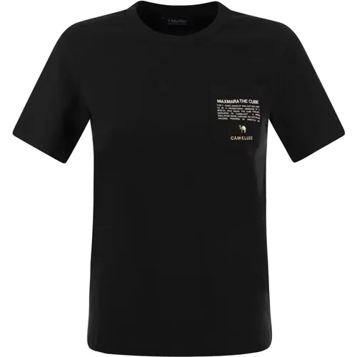 Jersey T-Shirt mit Tasche,T-Shirts - Max Mara - Modalova