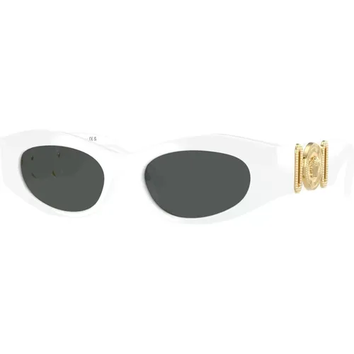 Stilvolle Sonnenbrille in Schwarzton , Damen, Größe: 51 MM - Versace - Modalova