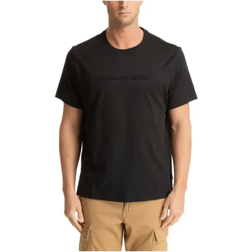 Einfaches Logo T-Shirt , Herren, Größe: M - Michael Kors - Modalova