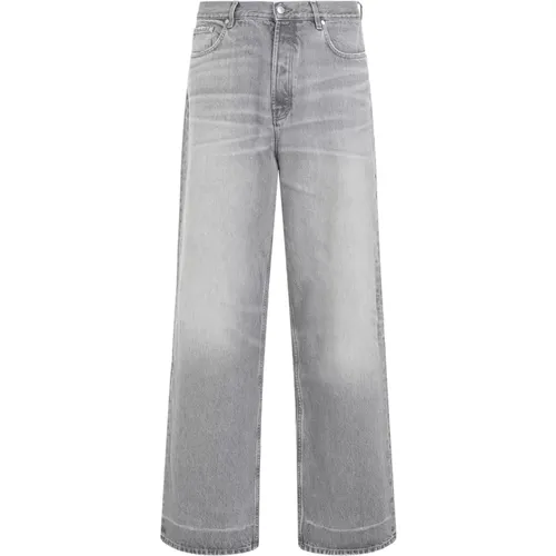 Graue Zerissene Lockere Denim-Jeans - 032c - Modalova