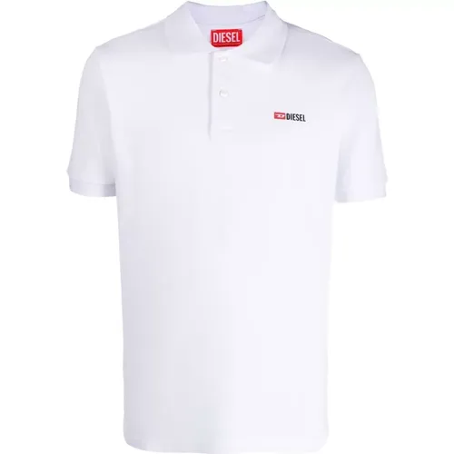 Weiße T-Shirts und Polos , Herren, Größe: XL - Diesel - Modalova