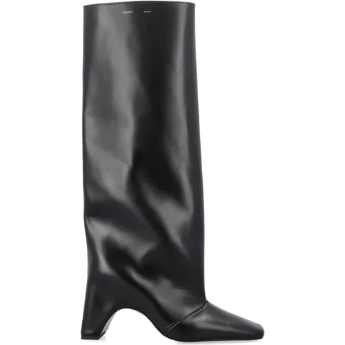 Leather Knee High Boots , female, Sizes: 6 UK - Coperni - Modalova