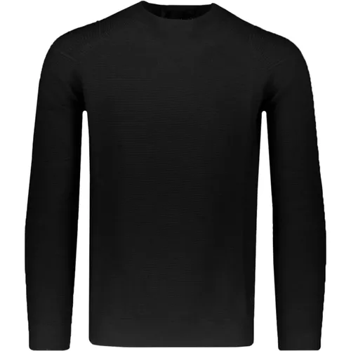 Schwarze Sweater mit 3D-Stricktechnologie , Herren, Größe: S - AlphaTauri - Modalova