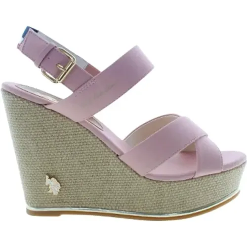 Stylish Espadrille Sandals , female, Sizes: 3 UK, 6 UK - U.s. Polo Assn. - Modalova