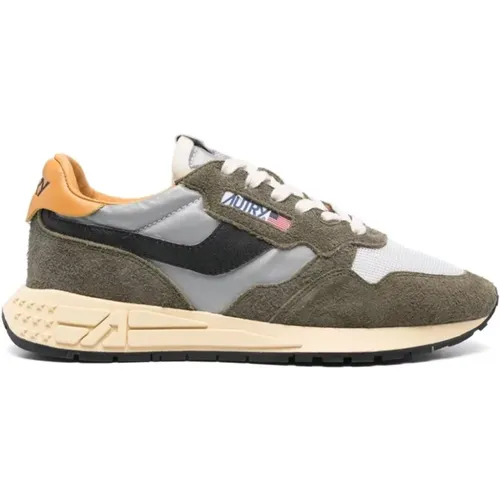 Reelwind Low Suede Nylon Sneakers , male, Sizes: 7 UK - Autry - Modalova