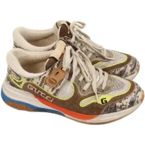 Pre-owned Fabric sneakers , female, Sizes: 5 UK - Gucci Vintage - Modalova