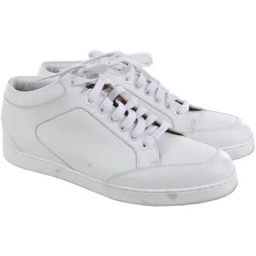 Pre-owned Leder sneakers , Damen, Größe: 39 1/2 EU - Jimmy Choo Pre-owned - Modalova