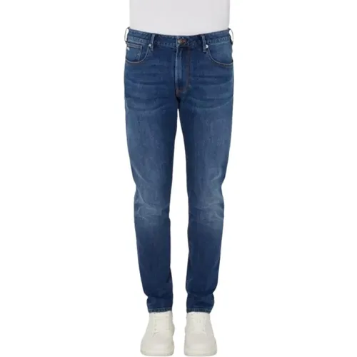 Denim Jeans mit 5 Taschen , Herren, Größe: W36 - Emporio Armani - Modalova