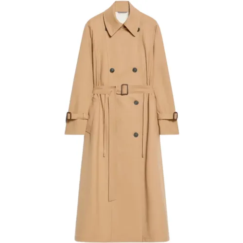 Brauner Trenchcoat Doppelreihig - Max Mara Weekend - Modalova