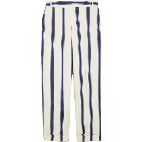 Wide Leg Linen Pants , female, Sizes: M, XS - Max Mara - Modalova