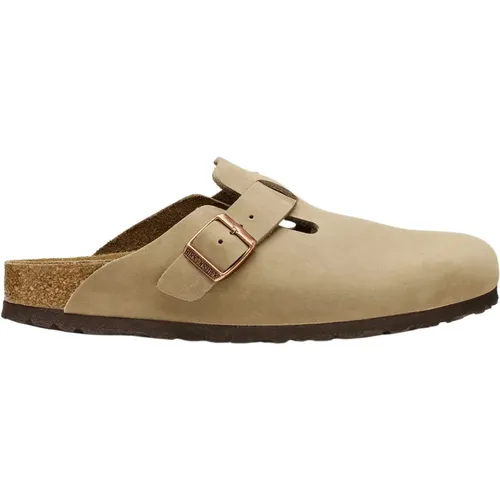 Natural Leather Clogs in , female, Sizes: 8 UK, 7 UK, 3 UK, 4 UK, 5 UK, 6 UK, 2 UK - Birkenstock - Modalova