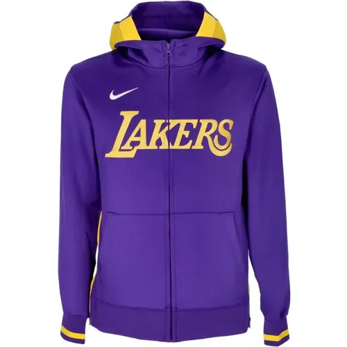 NBA Showtime Leichter Zip-Hoodie , Herren, Größe: 2XL - Nike - Modalova