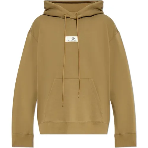 Sweatshirt mit Logo , Herren, Größe: S - MM6 Maison Margiela - Modalova