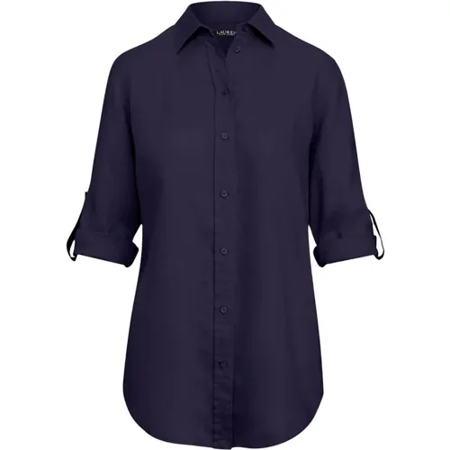 Karrie Long Sleeve Shirt , female, Sizes: M, XL, S, 2XL, L - Ralph Lauren - Modalova