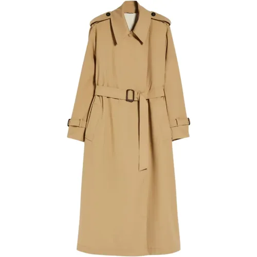 Belted Coats , female, Sizes: XS, 2XS, S - Max Mara Weekend - Modalova
