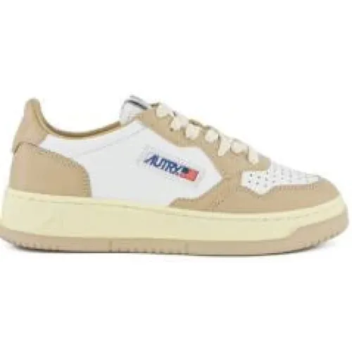 Leather Low Top Sneakers , female, Sizes: 8 UK, 7 UK, 4 UK, 6 UK, 3 UK, 5 UK - Autry - Modalova