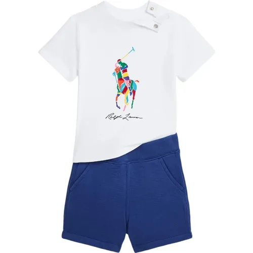 Weiße Shorts mit Big Pony Logo - Ralph Lauren - Modalova