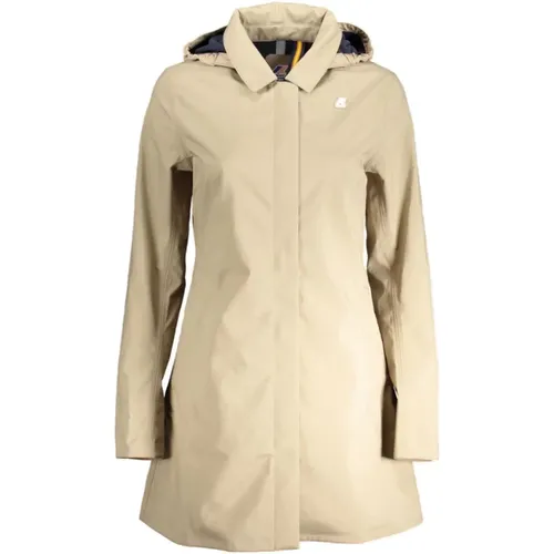 Trenchcoat with Detachable Hood , female, Sizes: L, S, M - K-way - Modalova