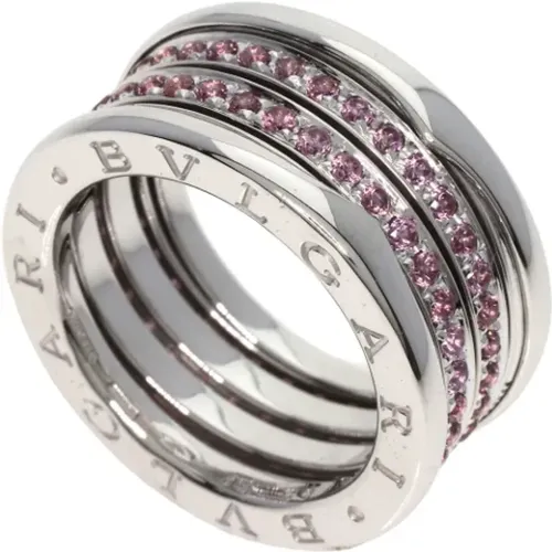 Pre-owned White Gold rings , female, Sizes: ONE SIZE - Bvlgari Vintage - Modalova