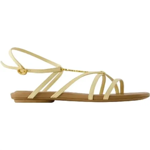 Pre-owned Leather sandals , female, Sizes: 3 UK - Jacquemus Pre-owned - Modalova