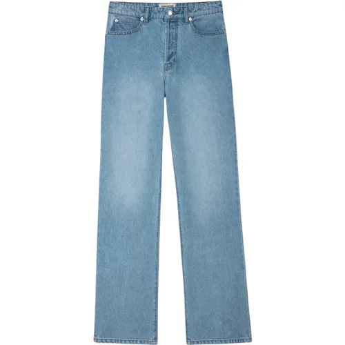 Light Flared Jeans with Visible Back Stitching and Metal Straps , female, Sizes: W26, W28, W29, W25, W27 - Zadig & Voltaire - Modalova