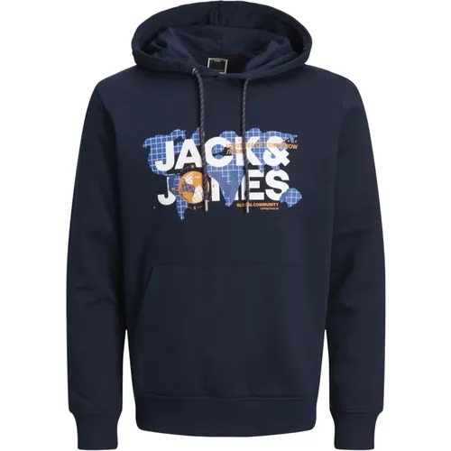 Jack Jones Hoodie Dust Kapuzensweatshirt , Herren, Größe: L - jack & jones - Modalova