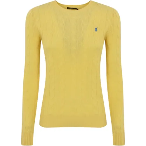 Gelber Strickpullover Slim Fit - Ralph Lauren - Modalova