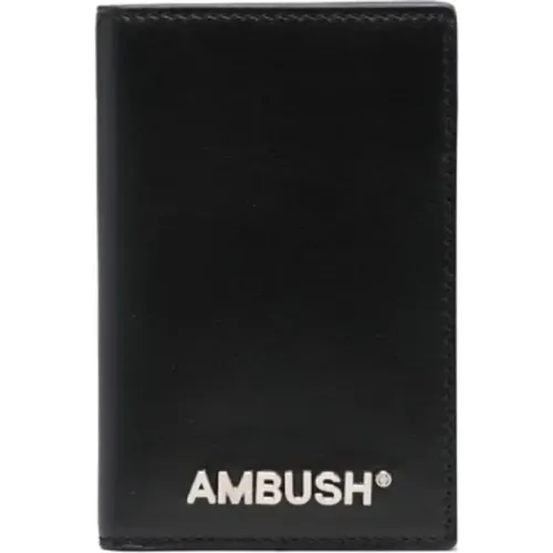 Leather card holder , male, Sizes: ONE SIZE - Ambush - Modalova