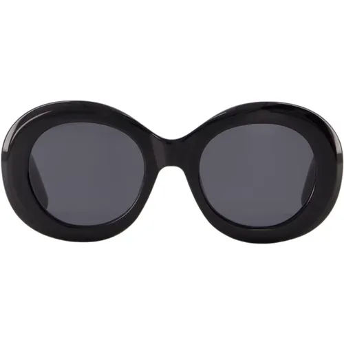 Schwarze Acetat Sonnenbrille - Ami Paris - Modalova