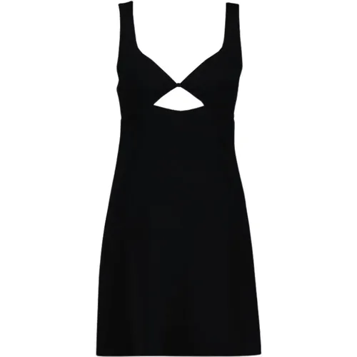 Ärmelloses V-Ausschnitt Kurzes Kleid , Damen, Größe: M - Ami Paris - Modalova