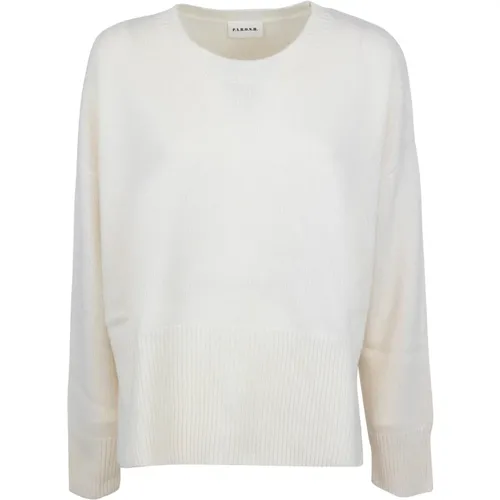 Parosh Sweaters Cream , female, Sizes: M - P.a.r.o.s.h. - Modalova