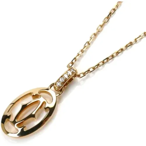 Pre-owned Rose Gold necklaces , female, Sizes: ONE SIZE - Cartier Vintage - Modalova