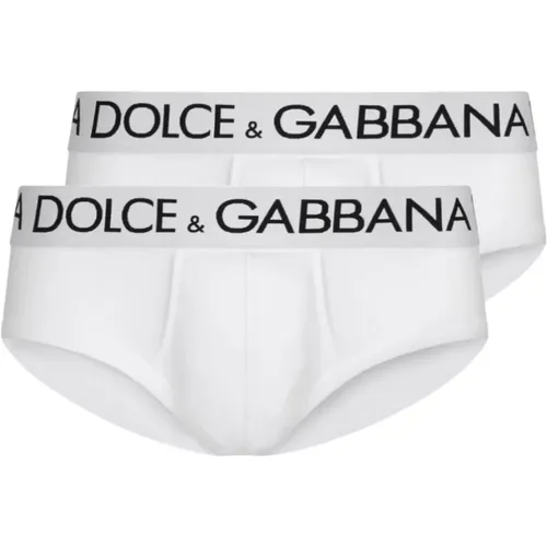 Weiße Slip Brando 2er Pack - Dolce & Gabbana - Modalova