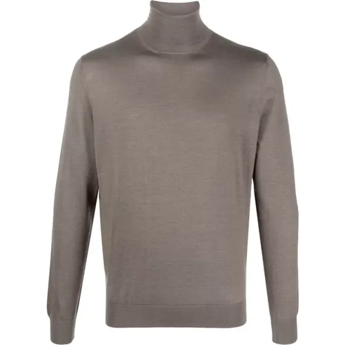 Luxuriöser Cashmere Seiden Rollkragenpullover , Herren, Größe: 2XL - COLOMBO - Modalova