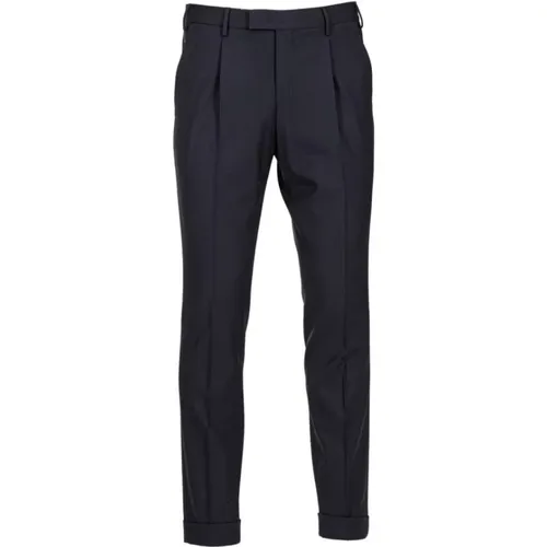 Tailored Wool Pants with Pleats , male, Sizes: L, XL - PT Torino - Modalova