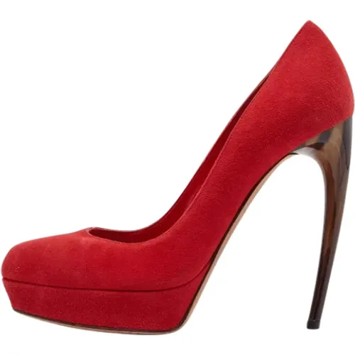 Pre-owned Wildleder heels , Damen, Größe: 36 EU - Alexander McQueen Pre-owned - Modalova